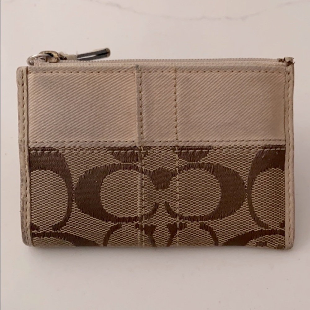 REDUCED!! Coach Coin Purse - signature print